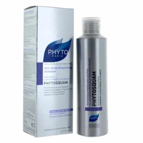 PHYTO PHYTOSQUAM SHAMPOOING ANTIPELLICULAIRE PURIFIANT 200ML
