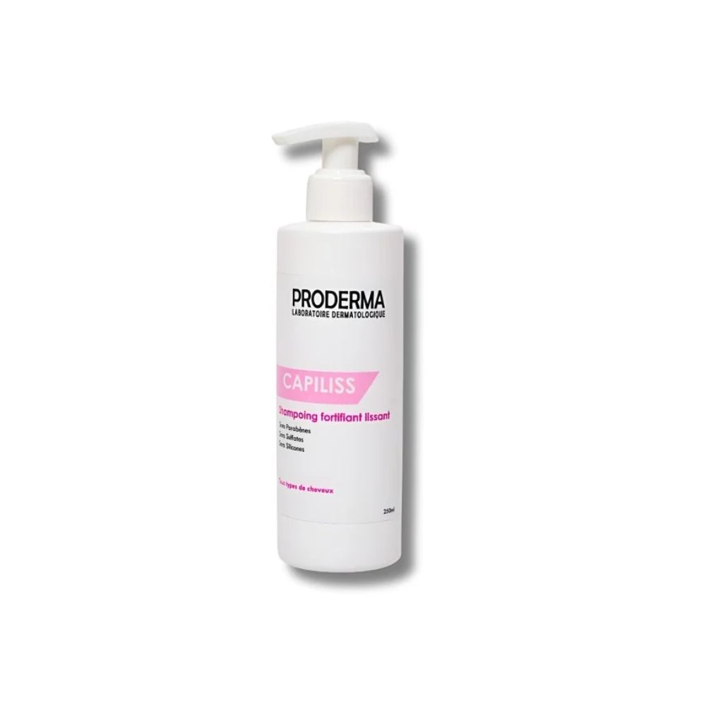 PRODERMA CAPILISS – SHAMPOING FORTIFIANT LISSANT TOUS TYPES DE CHEVEUX 250ML