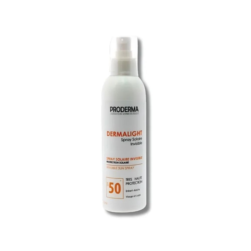 PRODERMA DERMALIGHT – SPRAY SOLAIRE INVISIBLE SPF50+