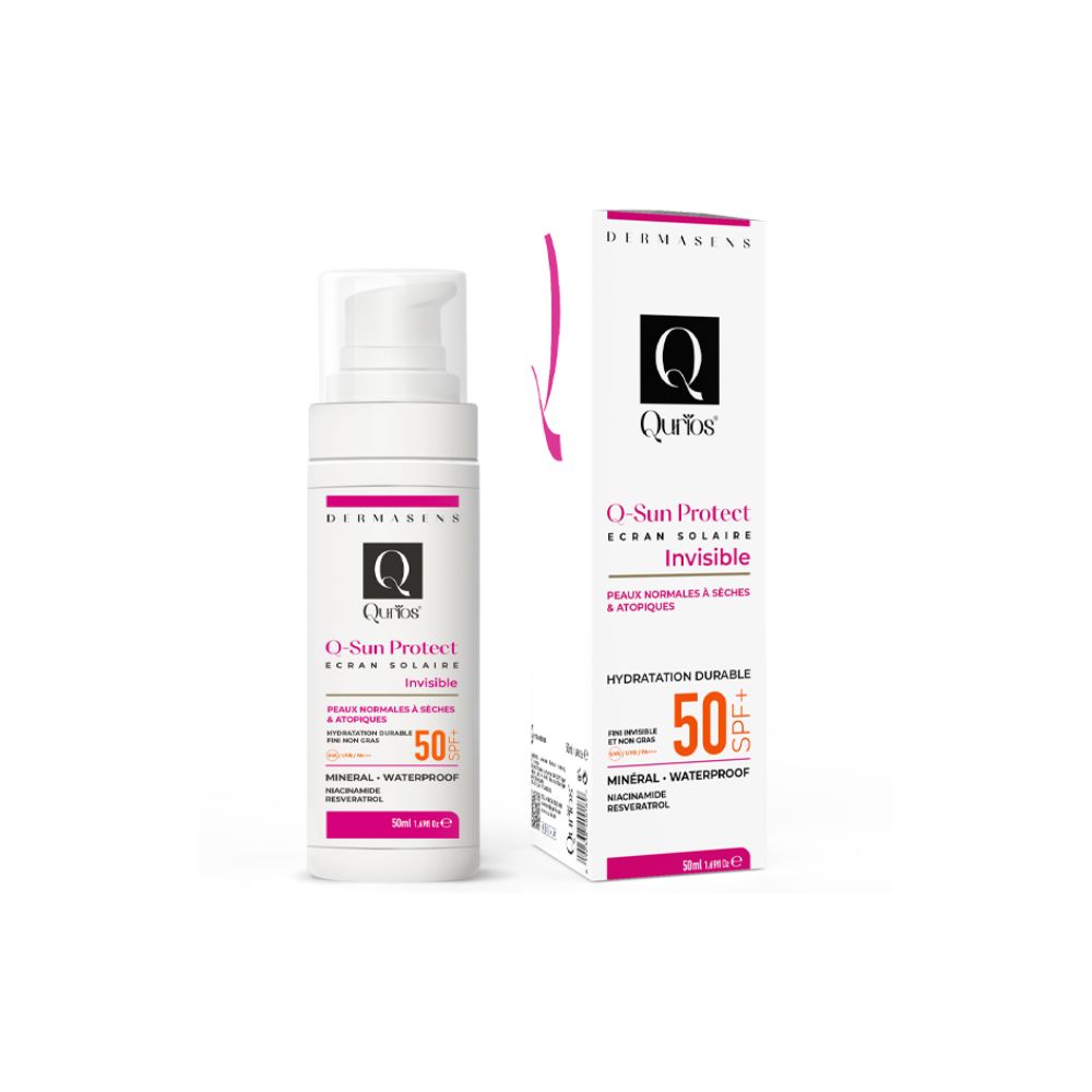 Q-sun protect : Écran Solaire – Peau normale à sèche et atopique Invisible SPF 50