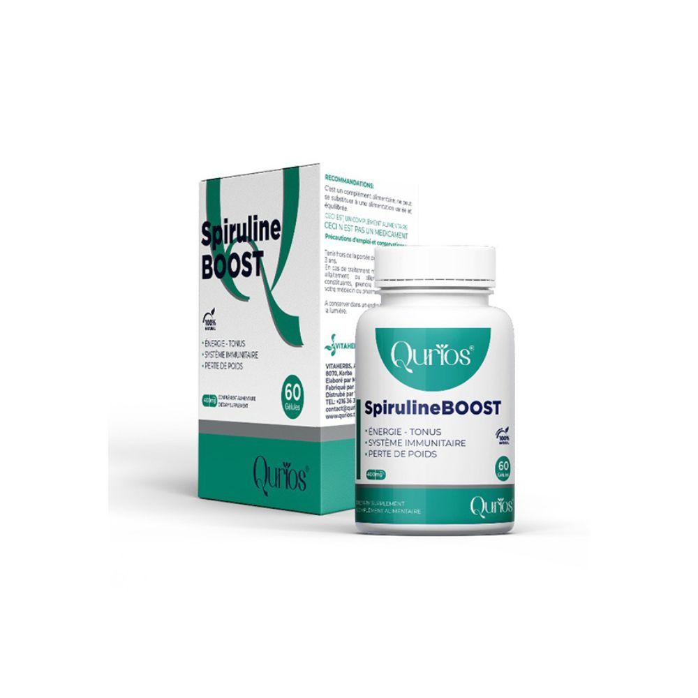 QURIOS SPIRULINE GELULES B/60