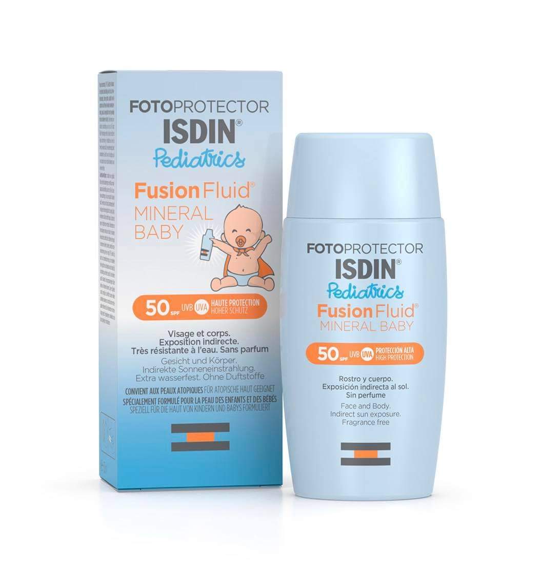 ISDIN ÉCRAN SOLAIRE MINERAL BABY SPF50+ 50ML