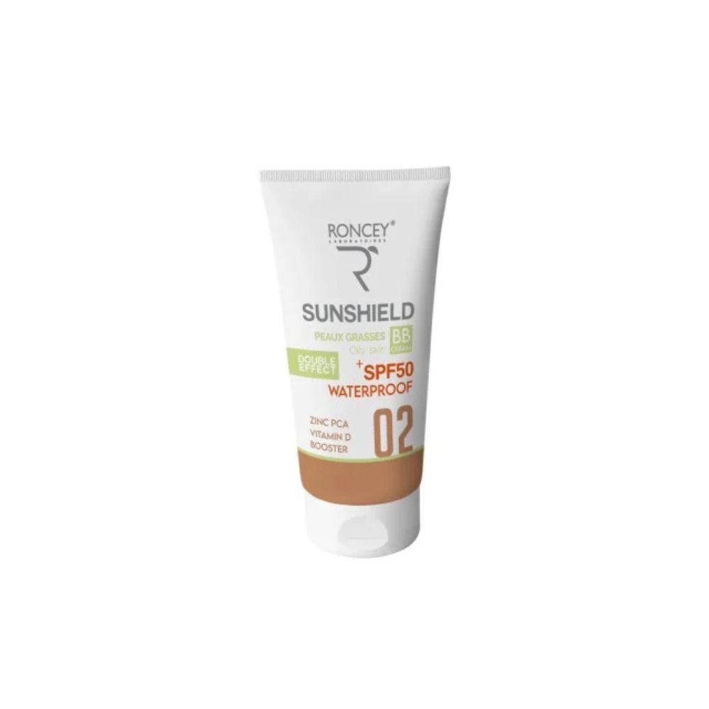 RONCEY ECRAN SUNSHIELD WATERPROOF SPF50+ TEINTE 02 50ML