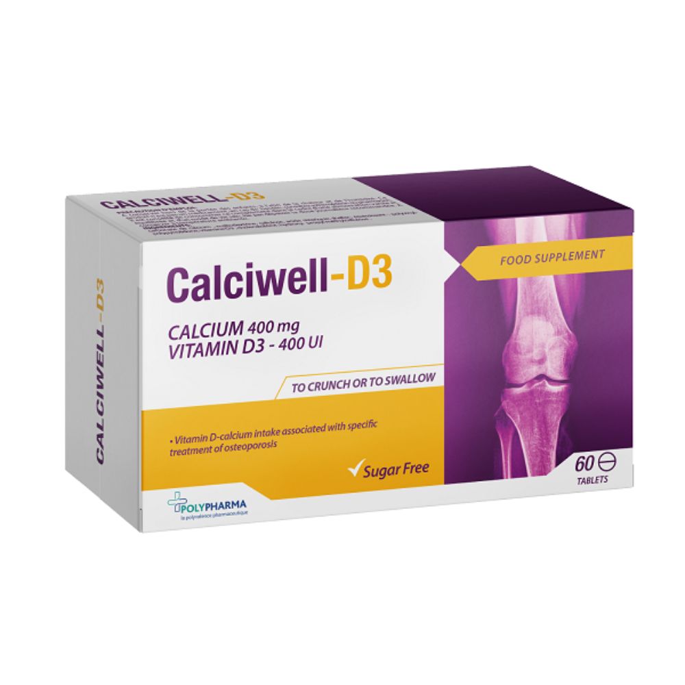 CALCIWELL D3 – 60 Gélules