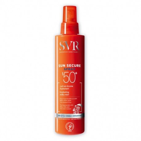 SVR SUN SECURE SPRAY LAIT-EN-BRUME HYDRATANT SPF50+ 200ML