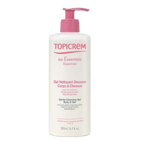 Topicrem Gel Nettoyant Douceur Corps et Visage 500ml