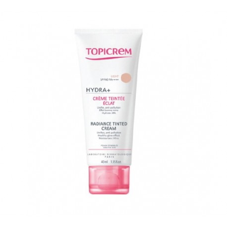 TOPICREM HYDRA+ TEINTEE ECLAT LIGHT SPF40 40 ML