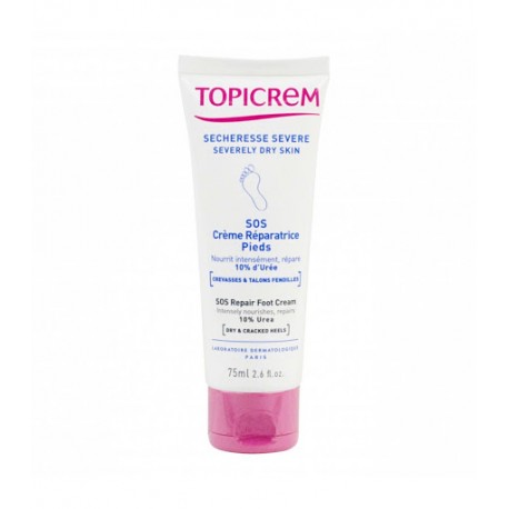 TOPICREM SOS crème réparatrice pieds – 75ml