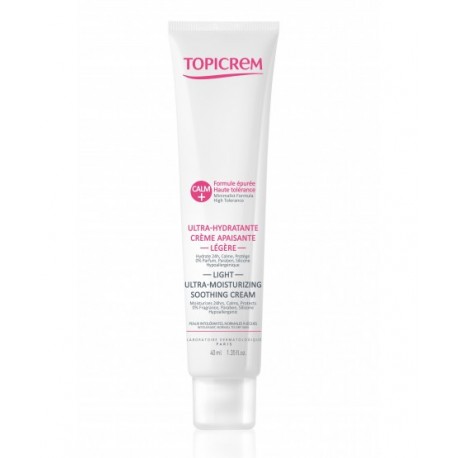 TOPICREM CALM+ ULTRA-HYDRATANTE CREME APAISANTE CALMANTE LEGERE 40 ML