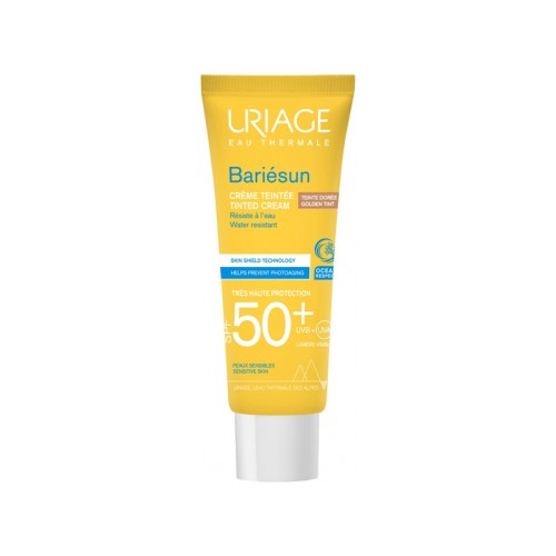 Uriage Bariésun Crème Solaire Teintée Dorée Spf 50 + 50ml