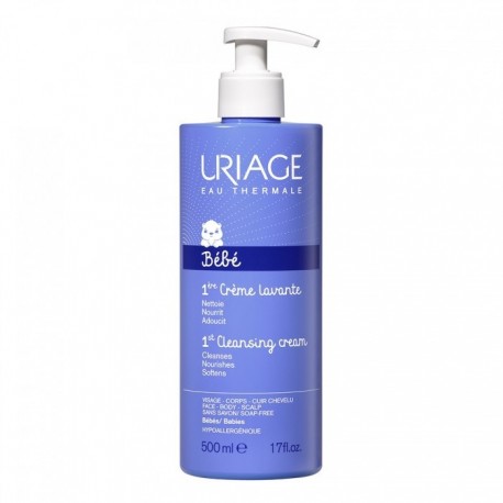 URIAGE bébé 1ere crème lavante visage corps et cuir chevelu 500ML
