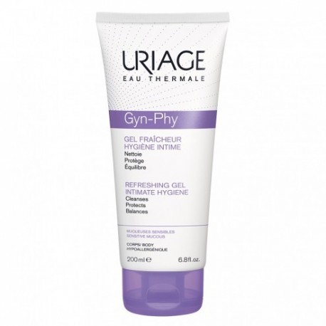 URIAGE GYN-PHY GEL FRAICHEUR HYGIENE INTIME MUQUEUSES SENSIBLES 200ML
