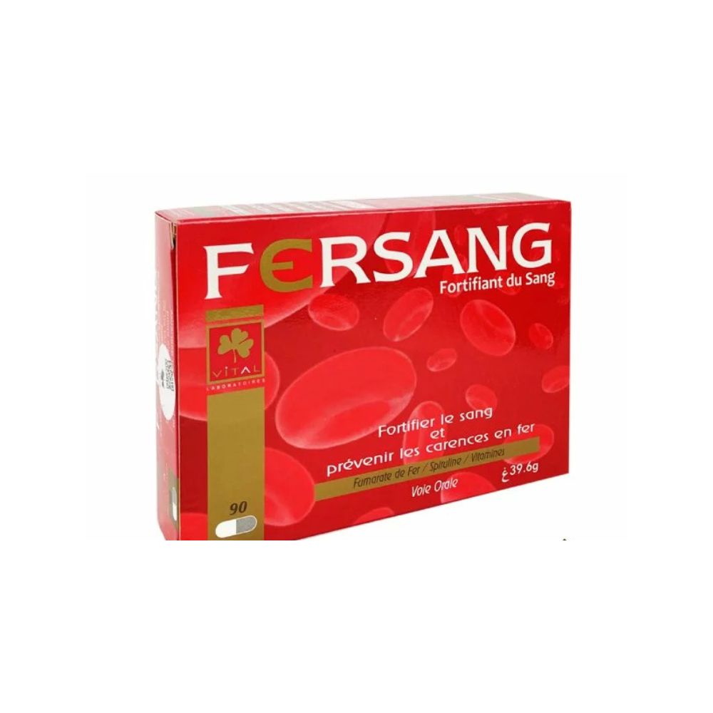 VITAL FERSANG Fortifiant du Sang – 90 Gelules