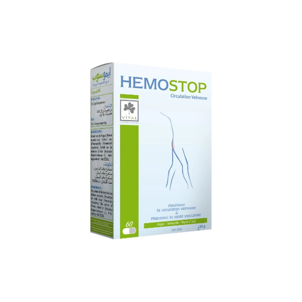VITAL HEMOSTOP 60 Gelules