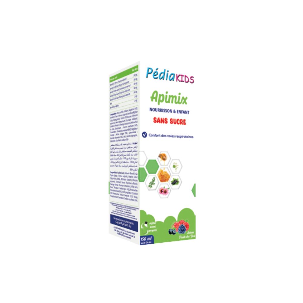 VITAL PEDIAKIDS APIMIX SANS SUCRE 150ML