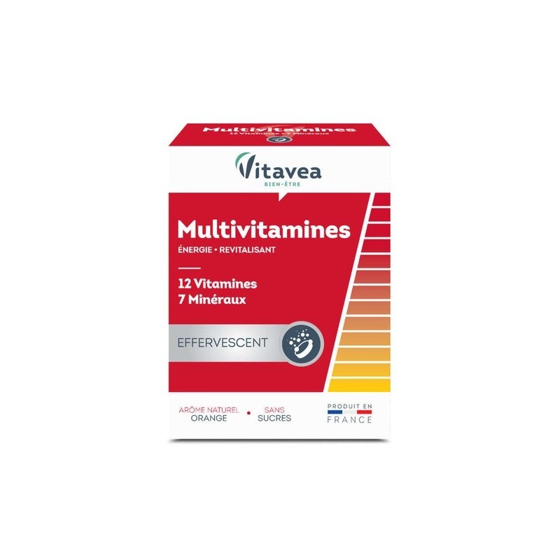 VITAVEA Vitarmonyl Multivitamines 12 Vitamines + 7 Oligo-éléments 24 comprimés