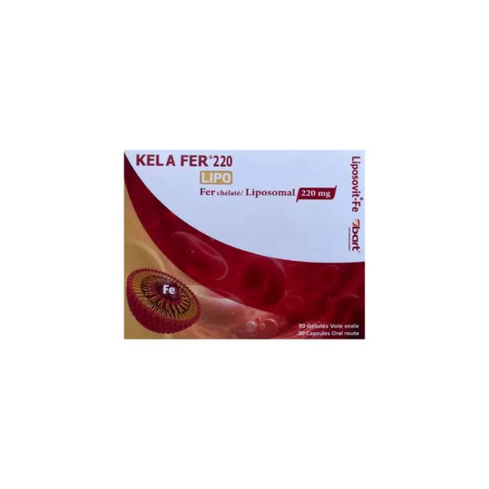 XEN KELA FER 220MG LIPO BOITE DE 30